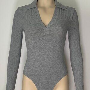 New Steve Madden V-Neck Bodysuit - XS